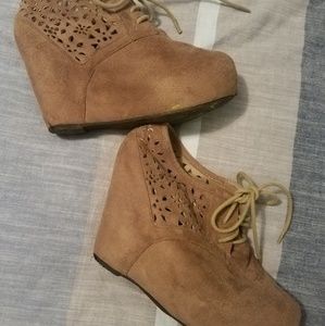 Suede booties